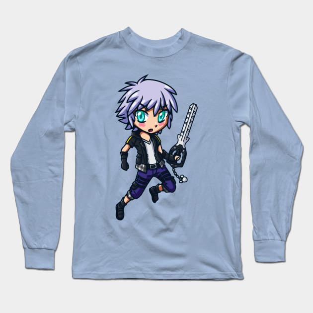 Final Battle Riku Long Sleeve T-Shirt by LankySandwich